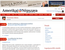 Tablet Screenshot of maria.vasarhelyi.nepszava.com