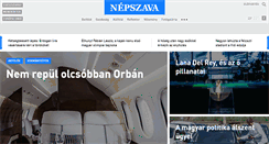 Desktop Screenshot of nepszava.hu